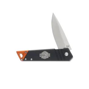 Tec-X Flipper Knife Harley-Davidson Orange/Black