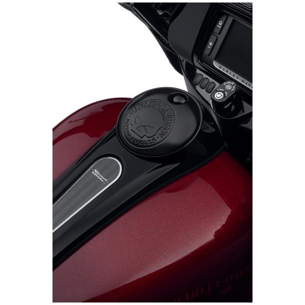 KIT,FUEL DOOR,WILLIE G SKULL, BLACK, TOURING