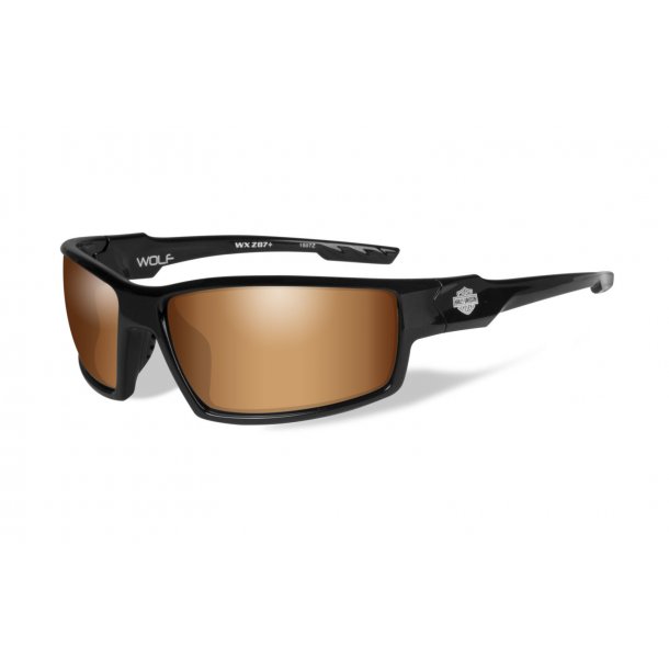 WILEY X ASPHALT WOLF BRONZE FLASH GLOSS BLACK FRAME