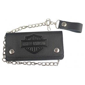 B&S EMBOSSED TRUCKER TRIFOLD WALLET