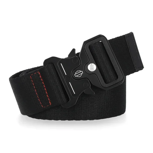 Tactical Rubber Patch Black Belt