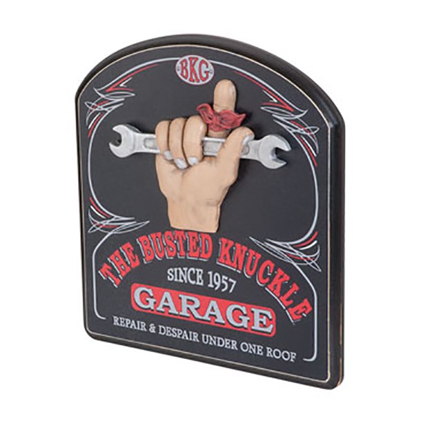 The Busted Knuckle Garage Pub Sign