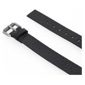 H-D Men's Embossed Tire Tread Genuine Leather Belt