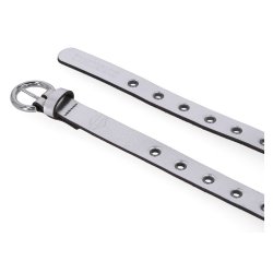 H-D Women's B&S Eyelet Metallic Genuine Leather Belt