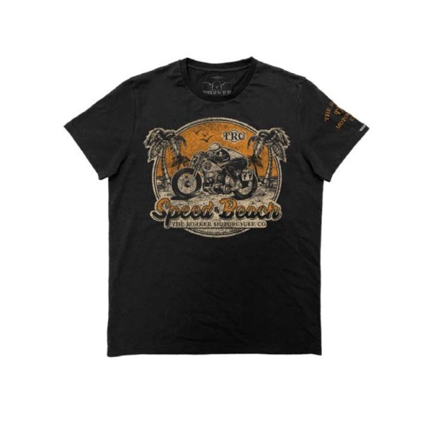 SPEED &amp; BEACH T-SHIRT BLACK