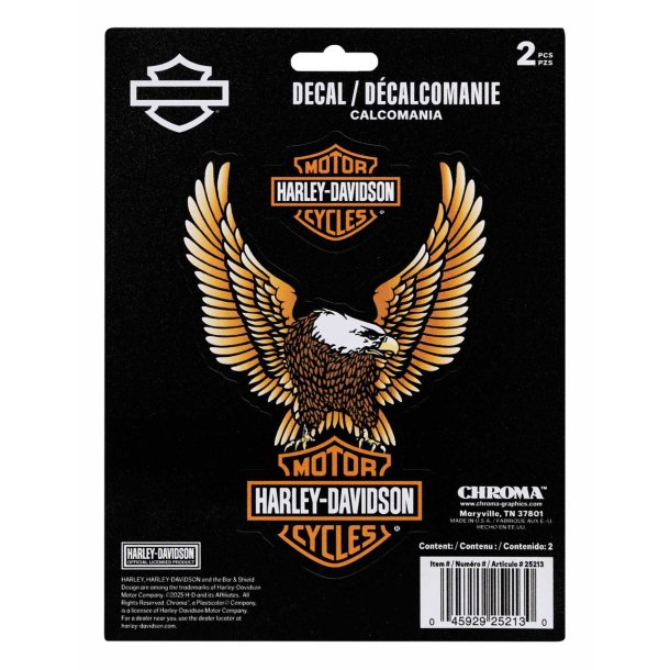 2-Piece B&amp; S Eagle Logo Decal
