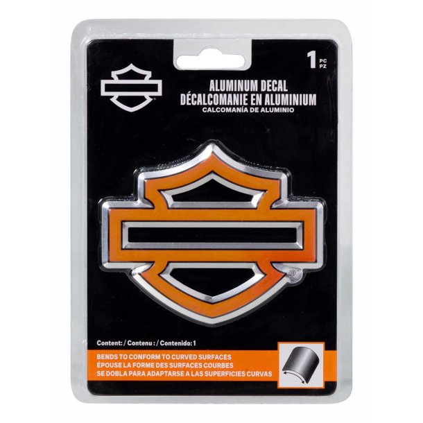Aluminum Bar &amp; Shield Logo Emblem Decal