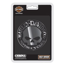 Harley-Davidson� Willie G Skull Chrome Molded Emblem