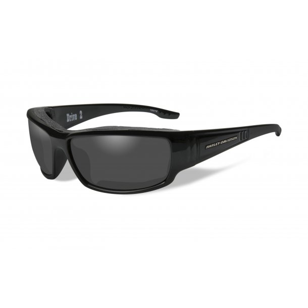 WILEY X ASPALT DRIVE2 SMOKE GREY LENS GLOSS BLACK FRAME