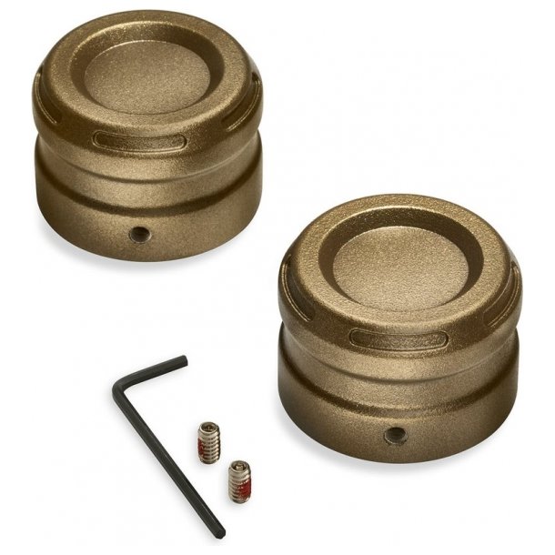 Dominion Collection Rear Axle Nut Covers - Bronze