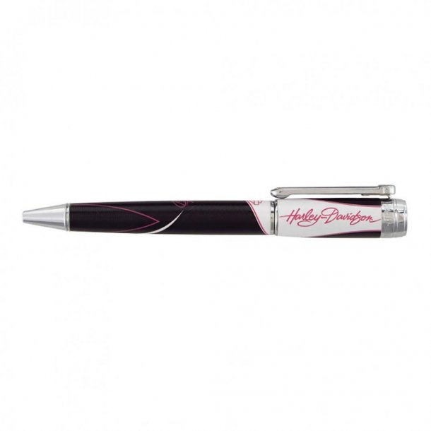 Vintage Rider Ballpoint Pen Pink Label