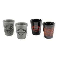 Open Bar &amp; Shield Fade Ceramic Shot Glass Set