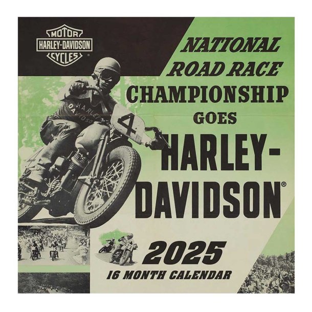 2025 National Race Day Poster Mini Wall Calendar 