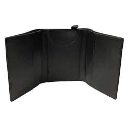 Men's Traditional B&S Tri-Fold Genuine Leather Wallet