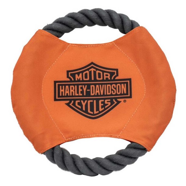 Bar &amp; Shield Rope Disc Dog Toy  Size Small