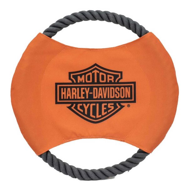 Bar &amp; Shield Rope Disc Dog Toy  Size Large