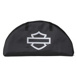 Harley-Davidson Open Bar &amp; Shield Folding Table w/ Storage Bag - Black