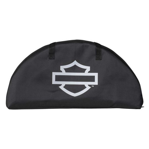 Harley-Davidson Open Bar &amp; Shield Folding Table w/ Storage Bag - Black