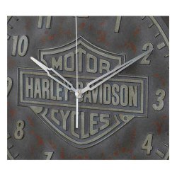 Bar &amp; Shield Logo OUTDOOR Clock - Resin Distressed Finish