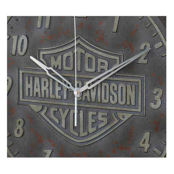 Bar &amp; Shield Logo OUTDOOR Clock - Resin Distressed Finish