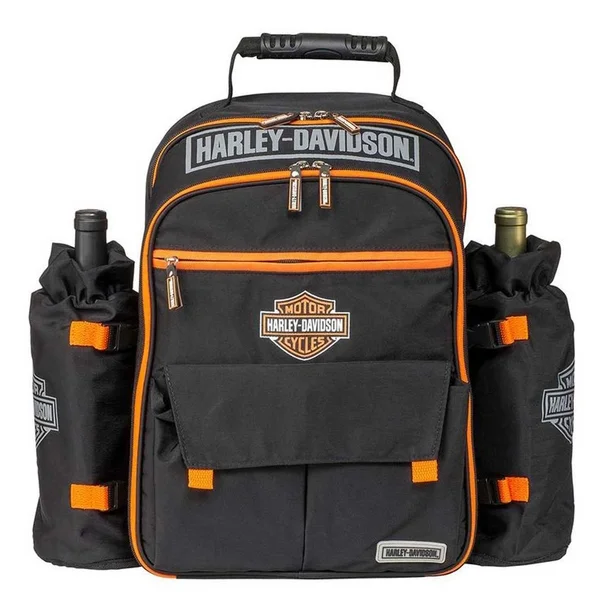 Harley-Davidson Picnic Pack Set, Bar &amp; Shield Logo Backpack 