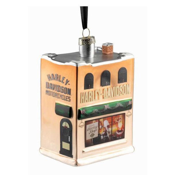 Glass Blown H-D Dealership Holiday Christmas Tree Ornament