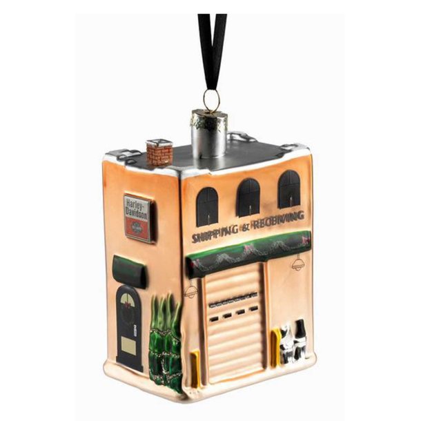 Glass Blown H-D Dealership Holiday Christmas Tree Ornament