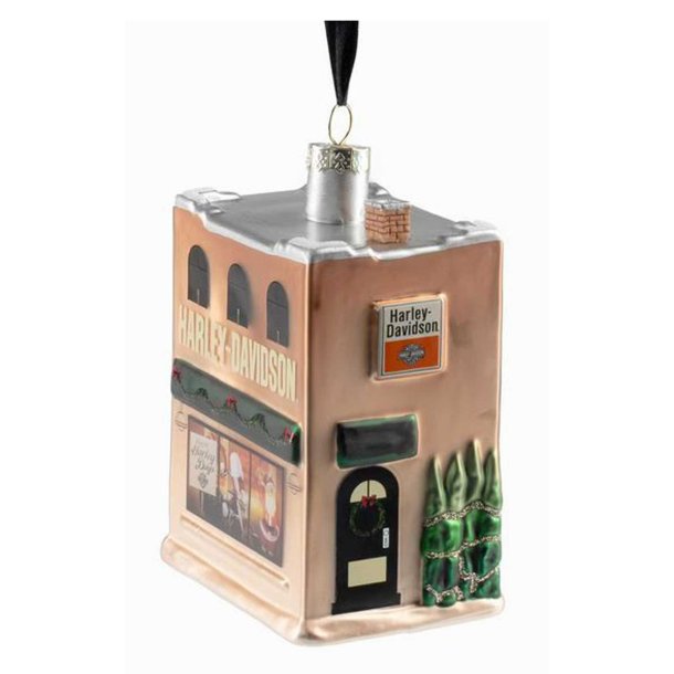 Glass Blown H-D Dealership Holiday Christmas Tree Ornament