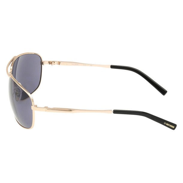 Harley Davidson Metal Men's Sunglasses  - Shiny Pale Gold