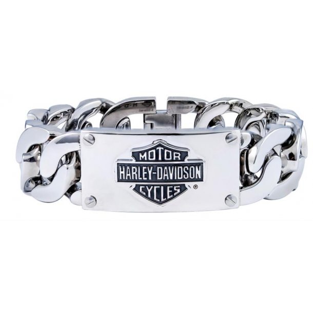 Harley-Davidson Steel B&S Curb Link Bracelet