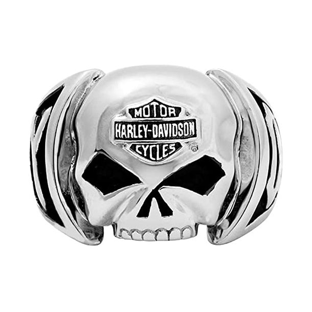 STEEL SKULL RING