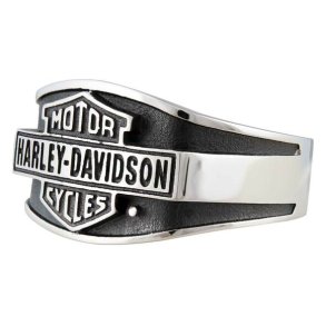 Harley-Davidson Men's Vintage Bar & Shield Signet Ring