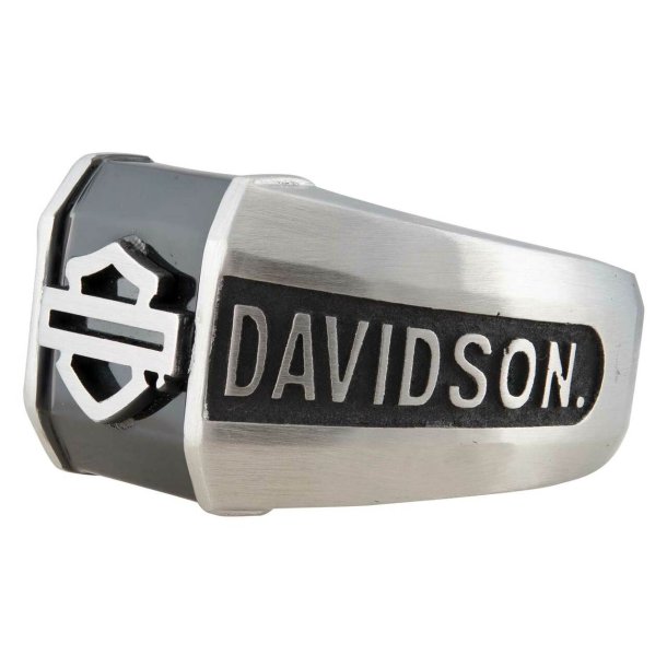 Harley-Davidson Men's Outline B&S Collegiate Style Ring