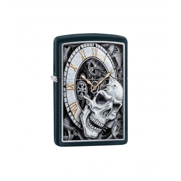 Zippo Skull Clock lighter