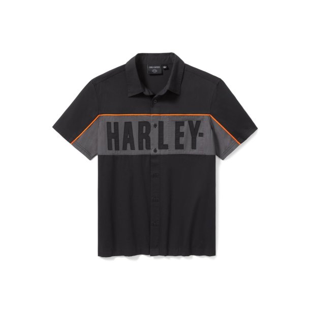 Essential Mechanics Black/Grey Colorblock Shirt