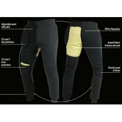 Trilobite Drible Riding Sweatpants Black