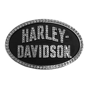 Oval Embellished Belt Buckle 