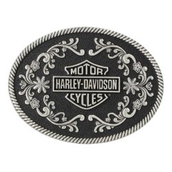 H-D Women's Oval Western Bar &amp; Shield Belt Buckle