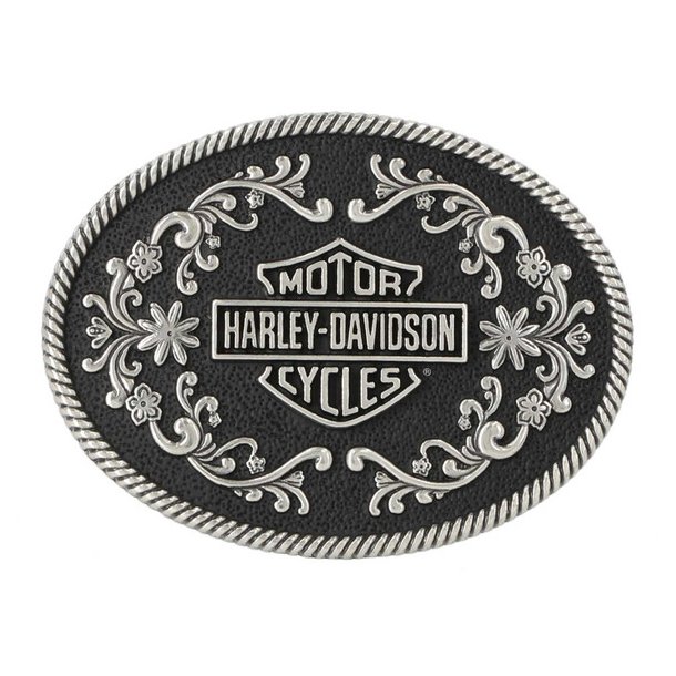 H-D Women's Oval Western Bar &amp; Shield Belt Buckle