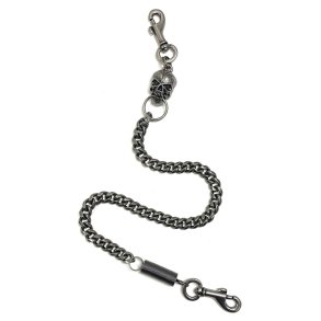 Skull & Spring Wallet Chain