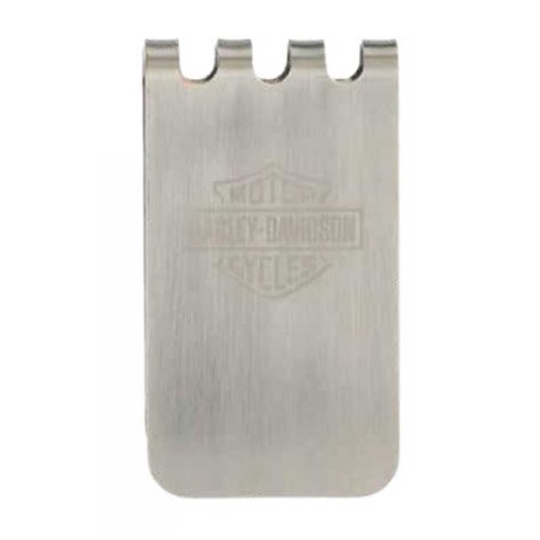 B&S Metal Money Clip/Bottle Opener - Brushed Nickel