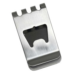 Willie G Skull Money Clip - Brushed Nickel Finish
