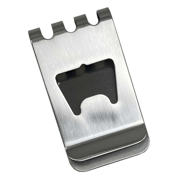 Willie G Skull Money Clip - Brushed Nickel Finish