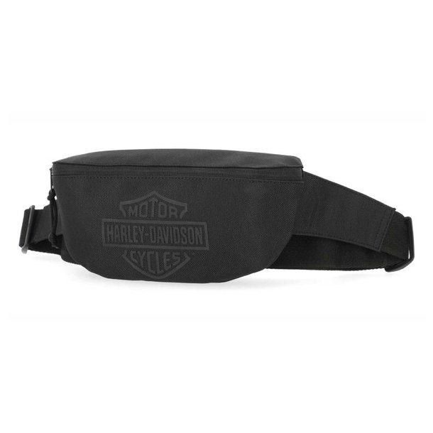 H-D Men's Bar &amp; Shield Polyester Universal Sling Belt Bag