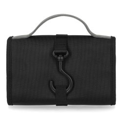 Embossed Bar &amp; Shield Logo Hanging Toiletry Kit