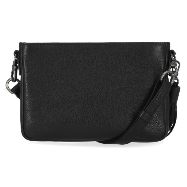 Classic Leather Hip Bag w/ Tassel &amp; Strap 