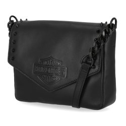 Bar &amp; Shield Cone Stud Flap Crossbody 
