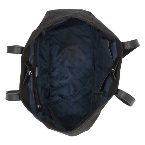 Bar &amp; Shield Logo Summer Tote Bag - Black Canvas