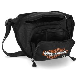 Bar &amp; Shield Nylon Belt Bag Adjustable Waistband