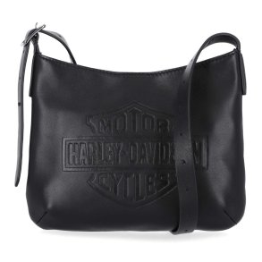 H-D Women's Bar & Shield Logo Leather Crossbody Purse